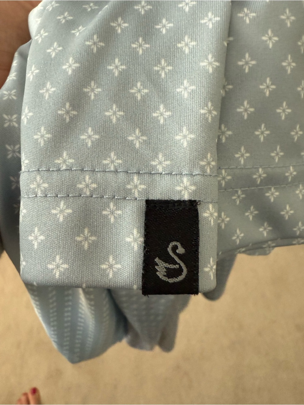 Swannies Men's Light Blue Short Sleeve Polo Shirt- size 3x - Picture 5 of 5